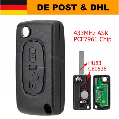 433mhz 2tasten funk schlüssel - 2tasten,