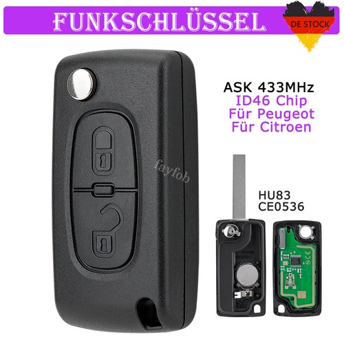 433mhz funk schlüssel - funk, id46
